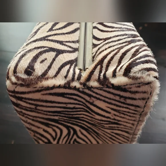 Vintage Pony Zebra Leon of California purse handbag - Picture 5 of 8